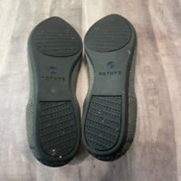 Rothy's Womens Shoes Size 6.5 The Point Flat Python RETIRED Walnut Blue - Picture 7 of 12